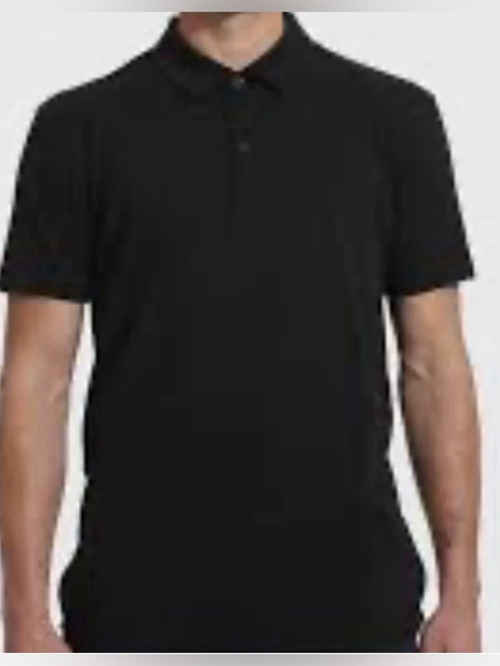 Men's True Classic Black Polo Shirt Short Sleeve, NWT, Size 2XL